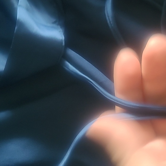 Elegant Blue Women's Robe - Picture 6 of 9